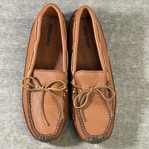 Minnetonka Moccasin Mens 758 Moosehide Weekender Driving Carmel Size 11.5 M NWOB